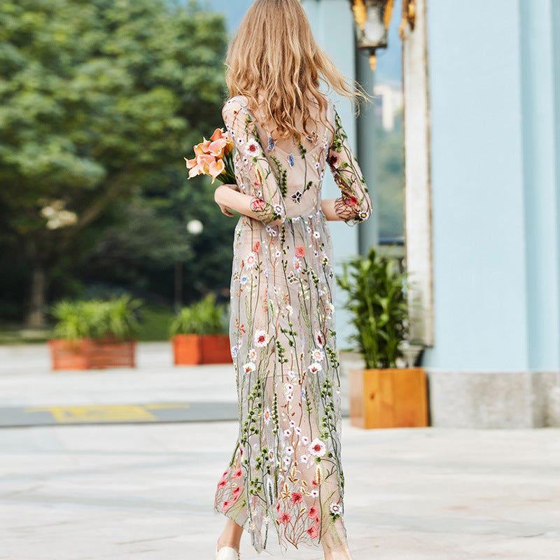 Embroidery Boho Party Dress