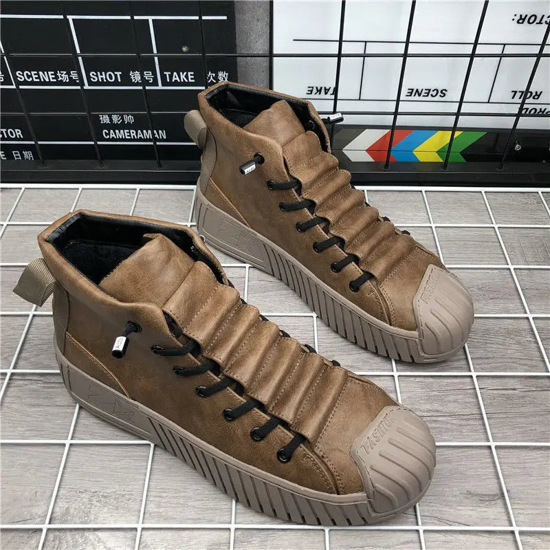 Men Leather Casual Shoes