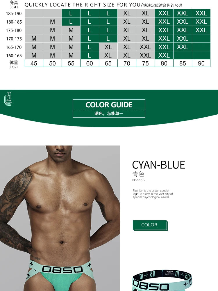 Rainbow Low-waist String Jockstrap