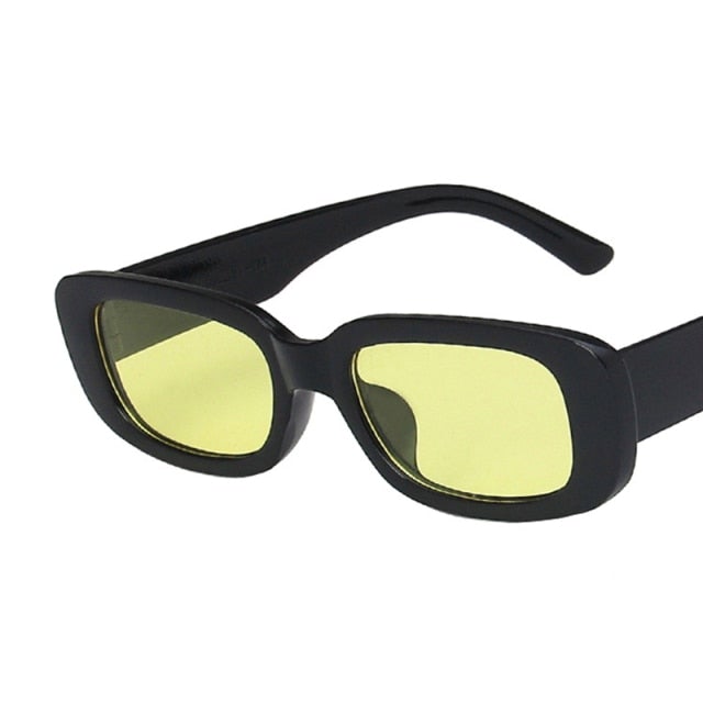 Apparel & Accessories > Clothing Accessories > Sunglasses - Rectangular Retro Design Sunglasses