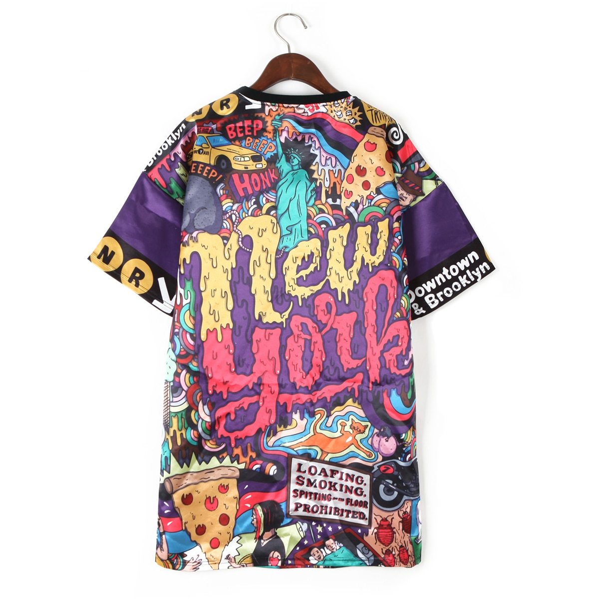 Apparel T-shirt - New York Print Letters Pullover