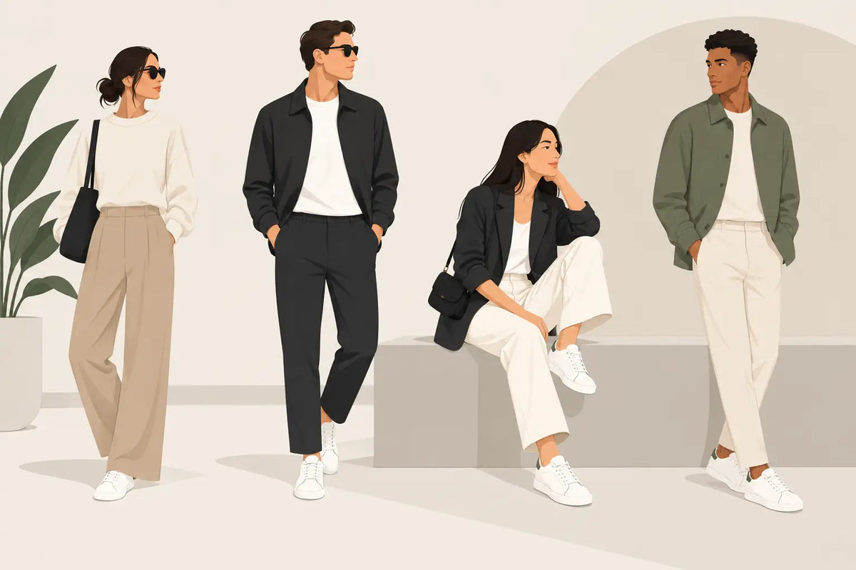 Minimalist Outfits With Sneakers That Look Current