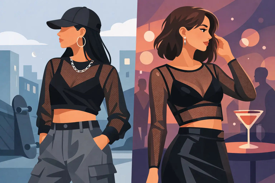 How to Style Mesh Tops for Streetwear and Nights Out