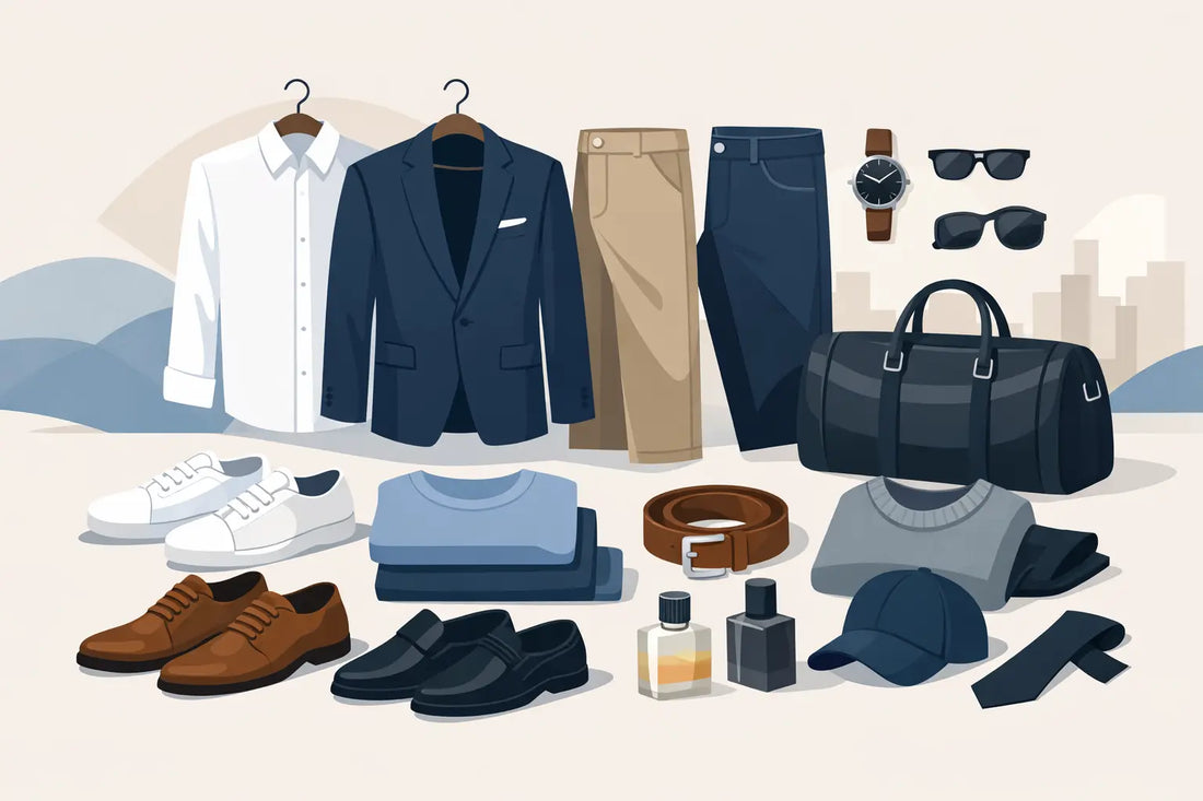 Men's Wardrobe Essentials Guide: 12 Pieces