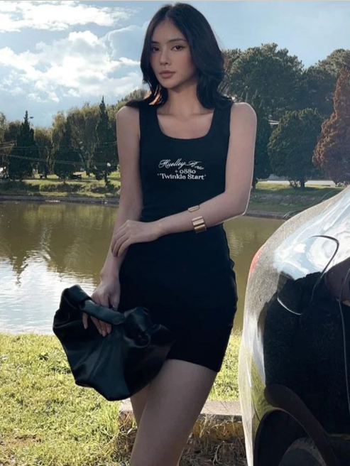The Isabella Ribbed Bodycon Dress - Fashion NetClub
