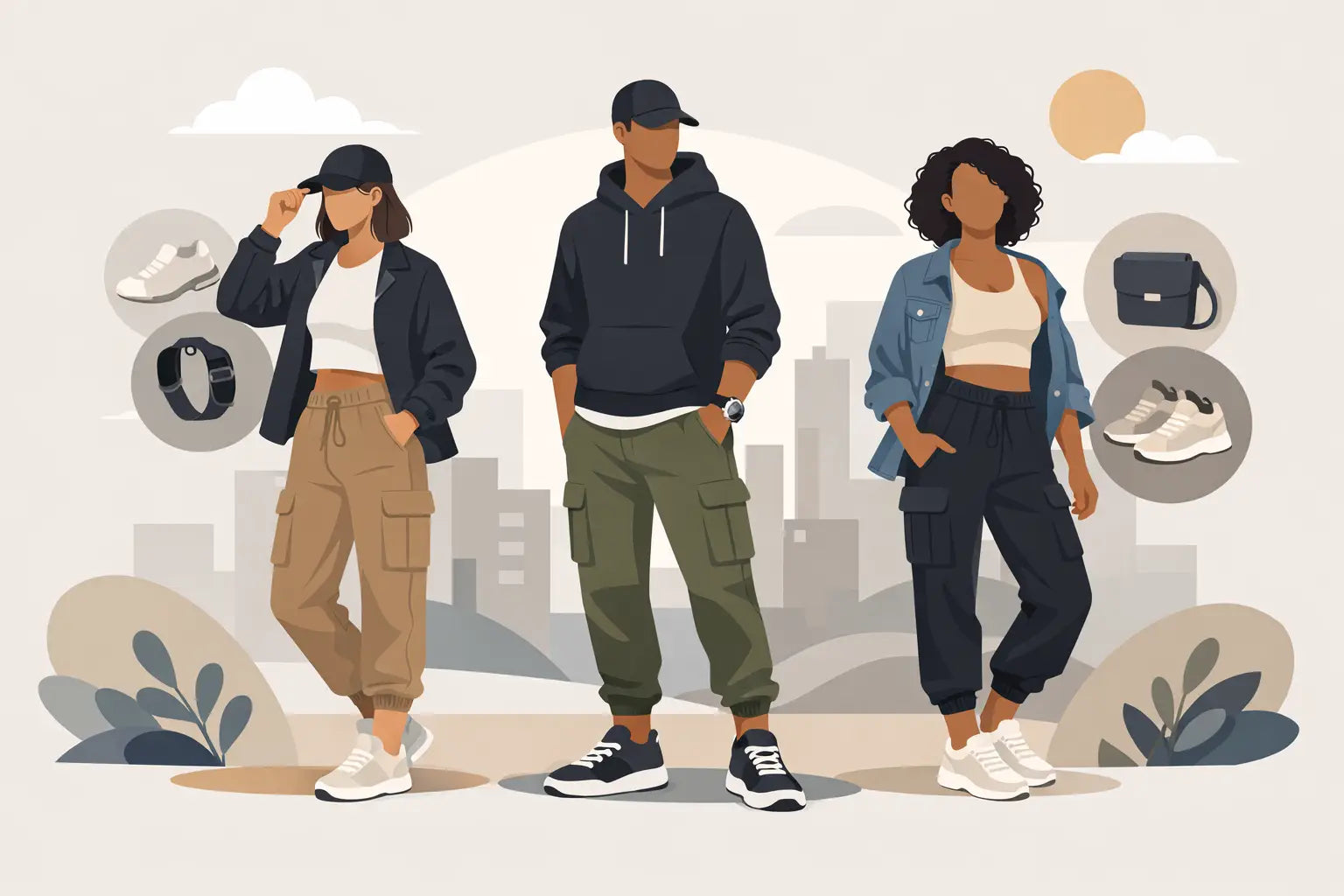 How to Style Cargo Joggers Right Now