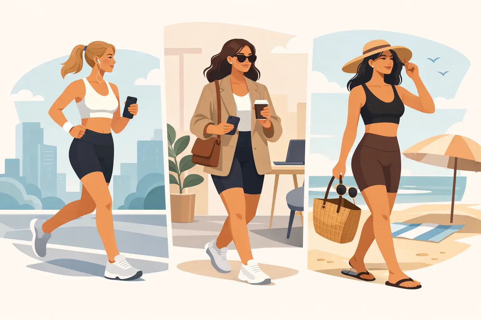 How to Style Biker Shorts for Every Plan