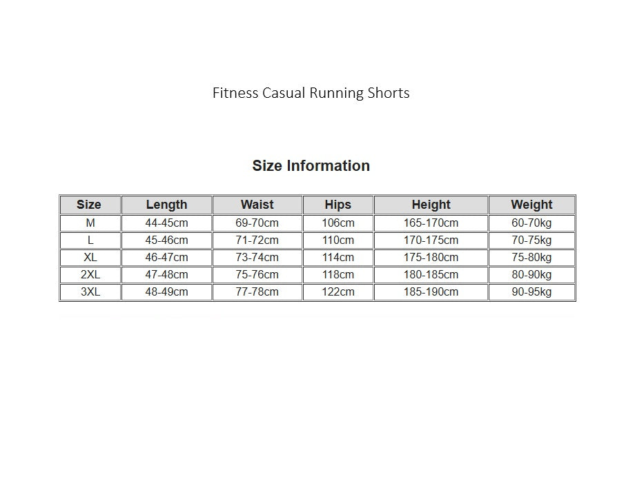Fitness Casual Running Shorts