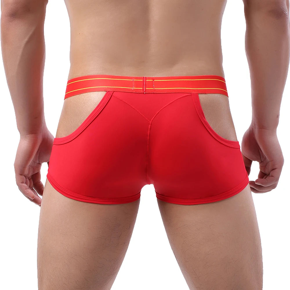 Men Ice Silk Boxer Men's Underwear Fashion NetClub