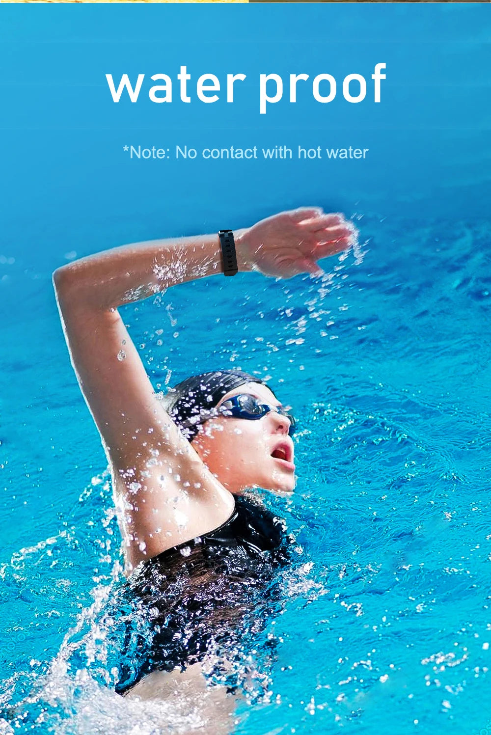 Fitness Tracker Waterproof Smartwatch