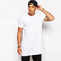 White Longline Hip Hop Tee