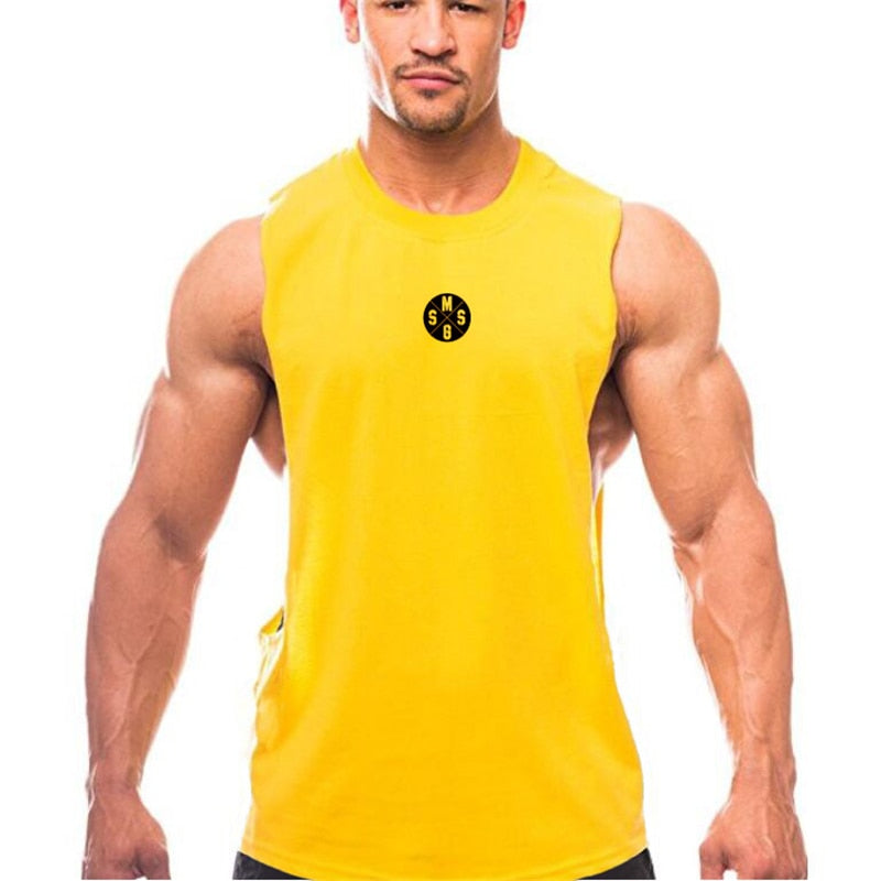 Men Open Side Sleeveless T-Shirt T-Shirt Fashion NetClub