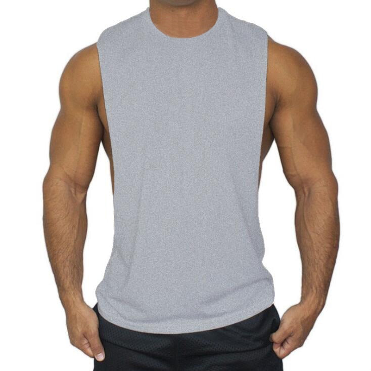 Men Open Side Sleeveless T-Shirt T-Shirt Fashion NetClub