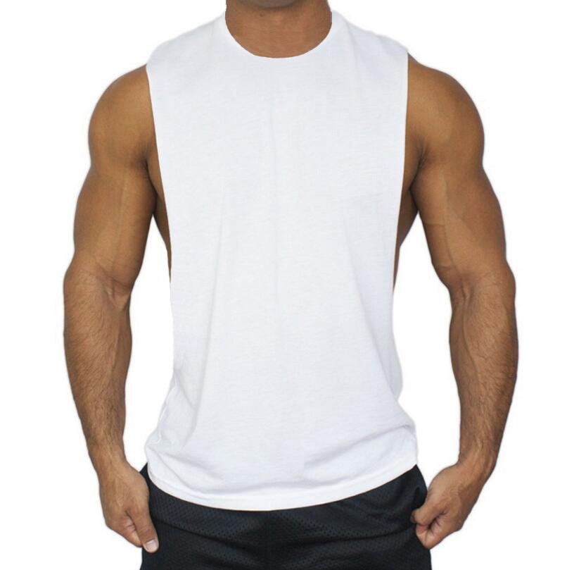 Men Open Side Sleeveless T-Shirt T-Shirt Fashion NetClub