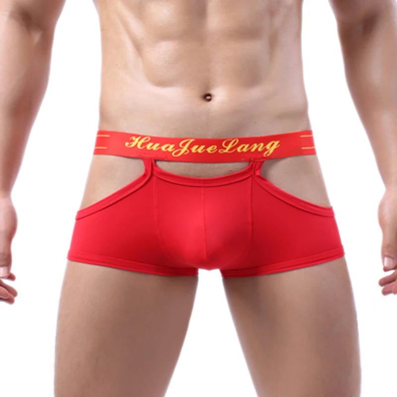 Men Ice Silk Boxer Men's Underwear Fashion NetClub