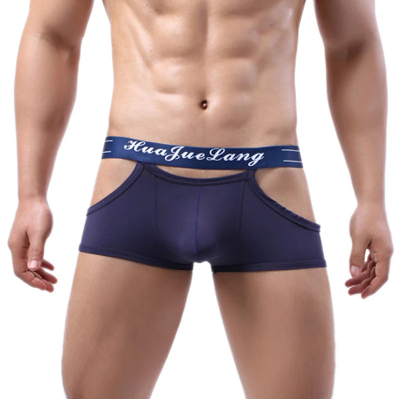 Men Ice Silk Boxer Men's Underwear Fashion NetClub