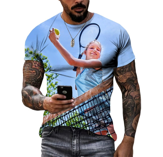 3D Colorful Sport T-Shirt t-shirt Fashion NetClub