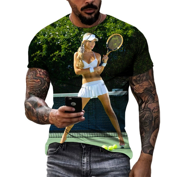 3D Colorful Sport T-Shirt t-shirt Fashion NetClub