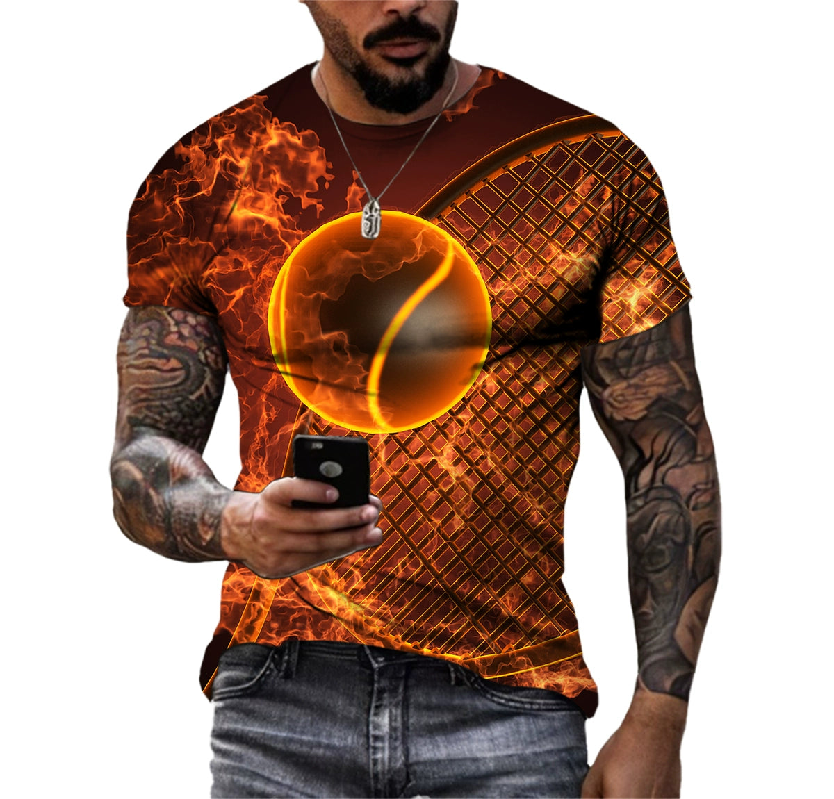 3D Colorful Sport T-Shirt t-shirt Fashion NetClub