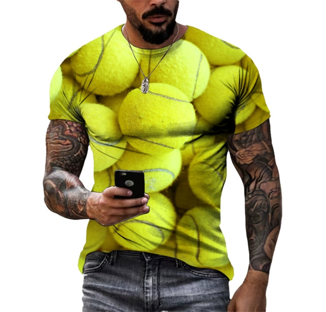 3D Colorful Sport T-Shirt t-shirt Fashion NetClub