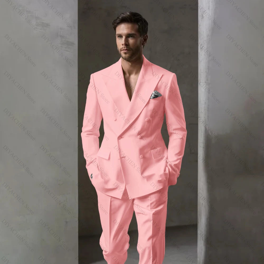 Men’s Peak Lapel Suit Set