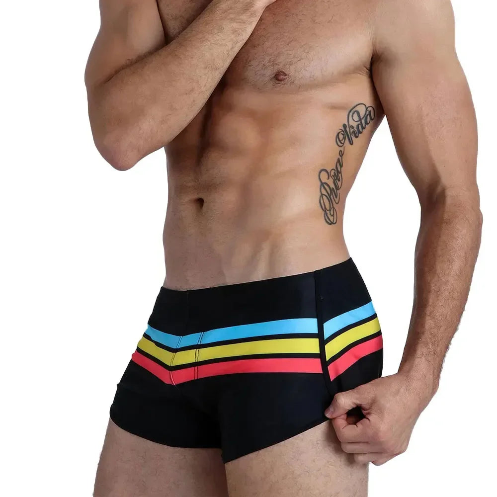 Men's Trunks Strip Swimsuit