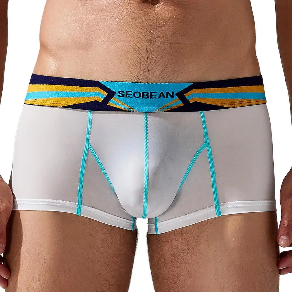 Men Silk Breathable Boxer