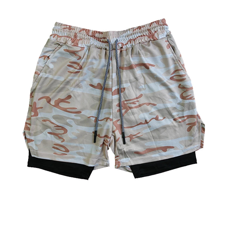 Double Layer Fitness Shorts