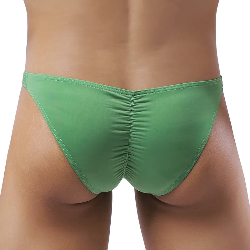 Low Waist Ice Silk Briefs Briefs Fashion NetClub