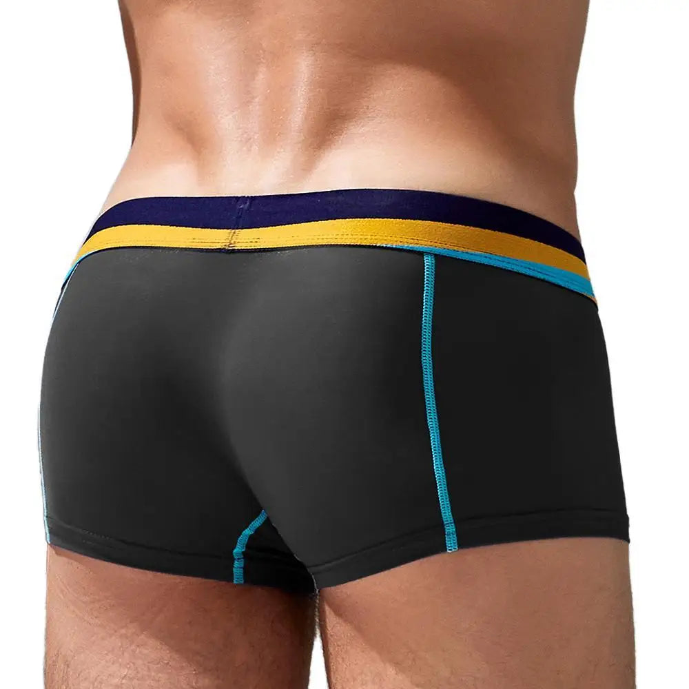 Men Silk Breathable Boxer Underwear Fashion NetClub