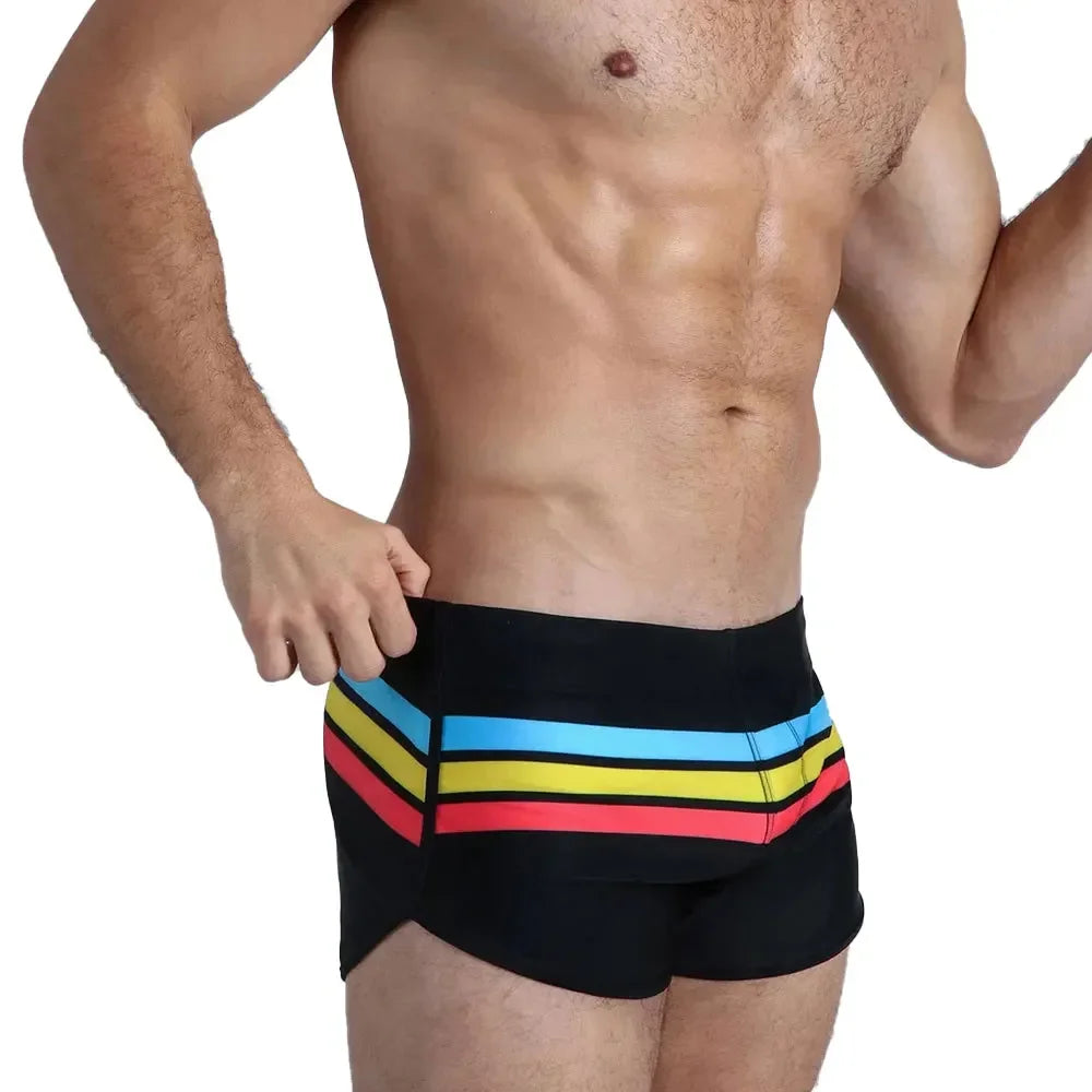 Men's Trunks Strip Swimsuit