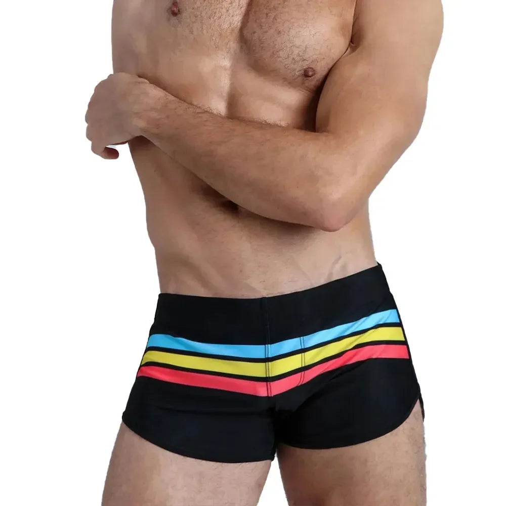 Men's Trunks Strip Swimsuit