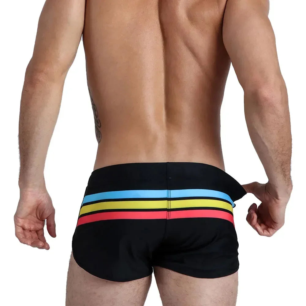 Men's Trunks Strip Swimsuit