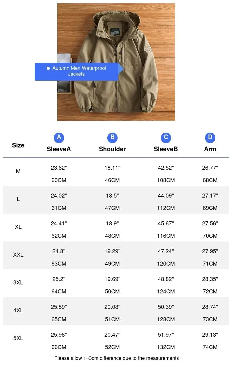 Windbreaker Men Tactical Jacket