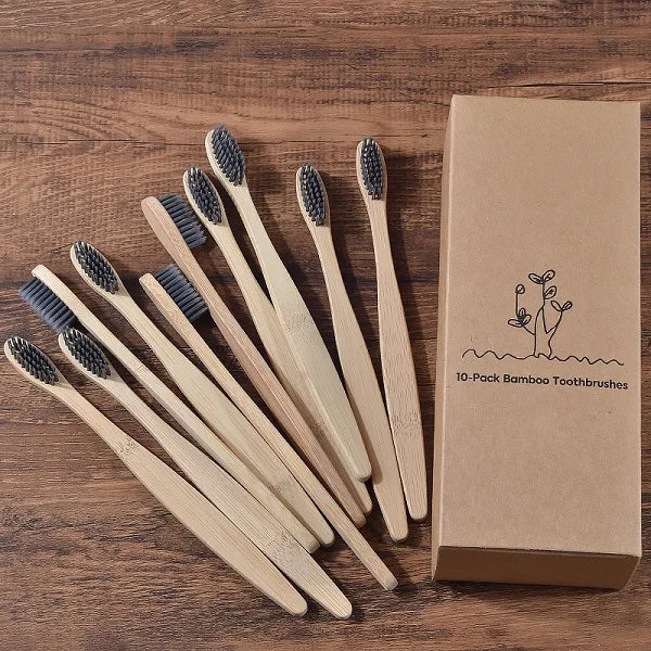Mixed Color Bamboo Toothbrush
