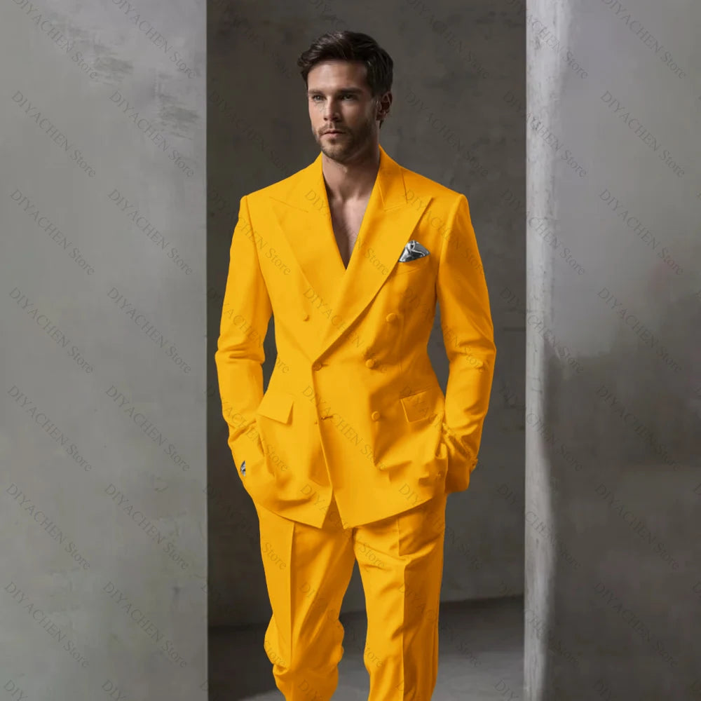 Men’s Peak Lapel Suit Set