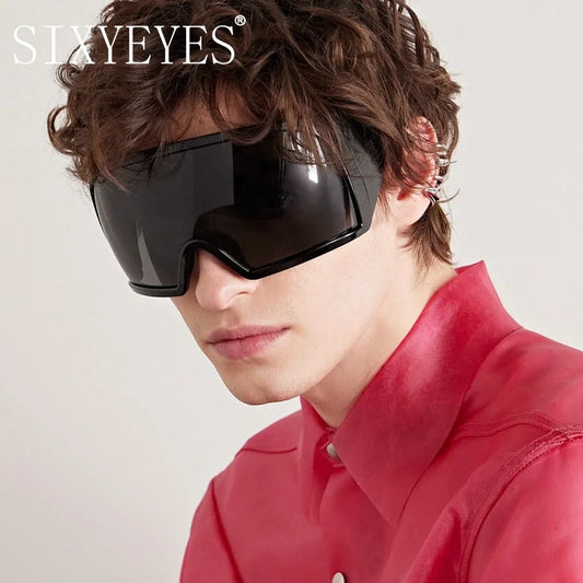 Oversized Goggle Style Sunglasses Sunglasses Fashion NetClub