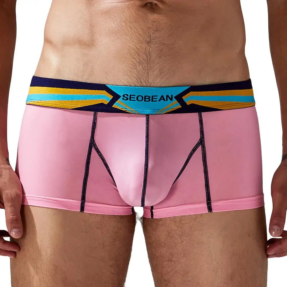 Men Silk Breathable Boxer
