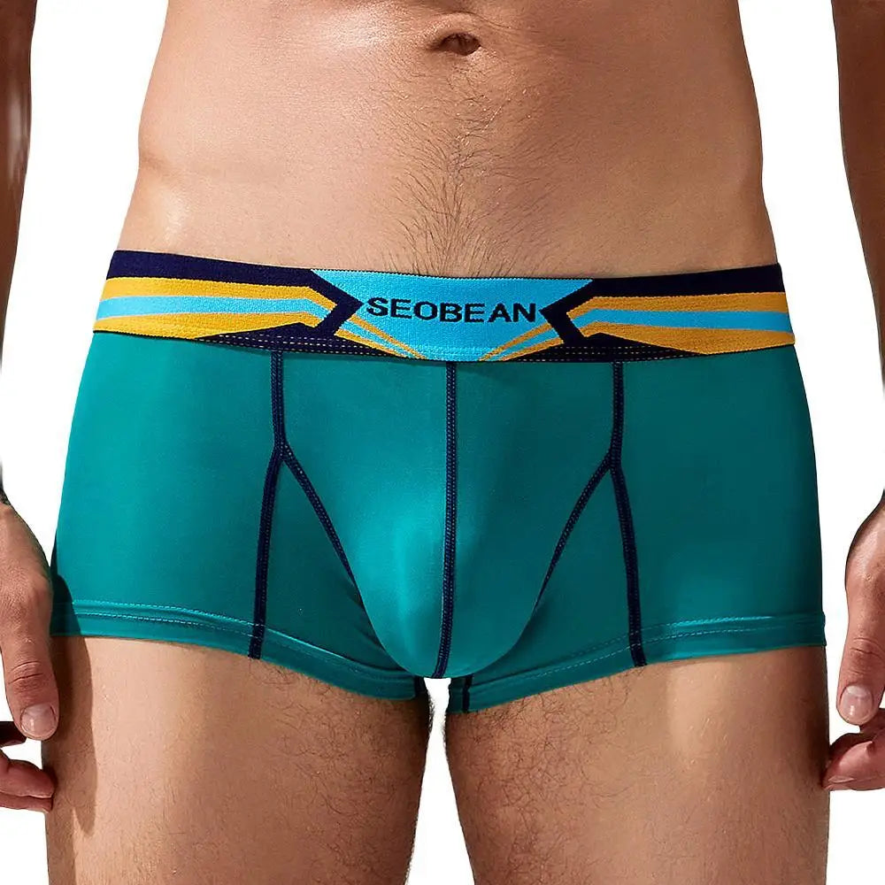 Men Silk Breathable Boxer