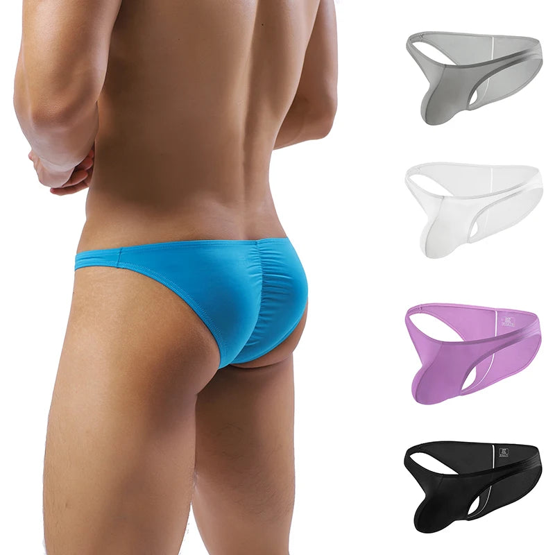 Low Waist Ice Silk Briefs Briefs Fashion NetClub