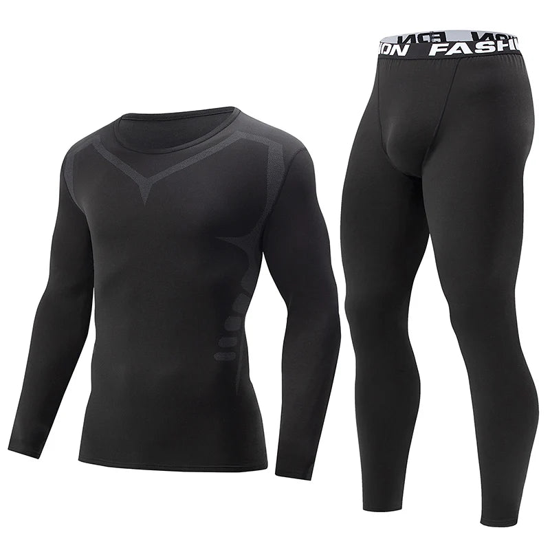 Two Pieces Suit Men's Warm Corset Ski