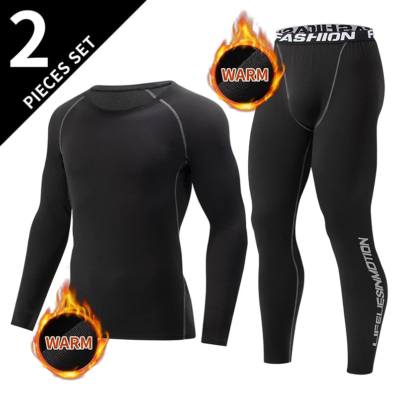 Two Pieces Suit Men's Warm Corset Ski