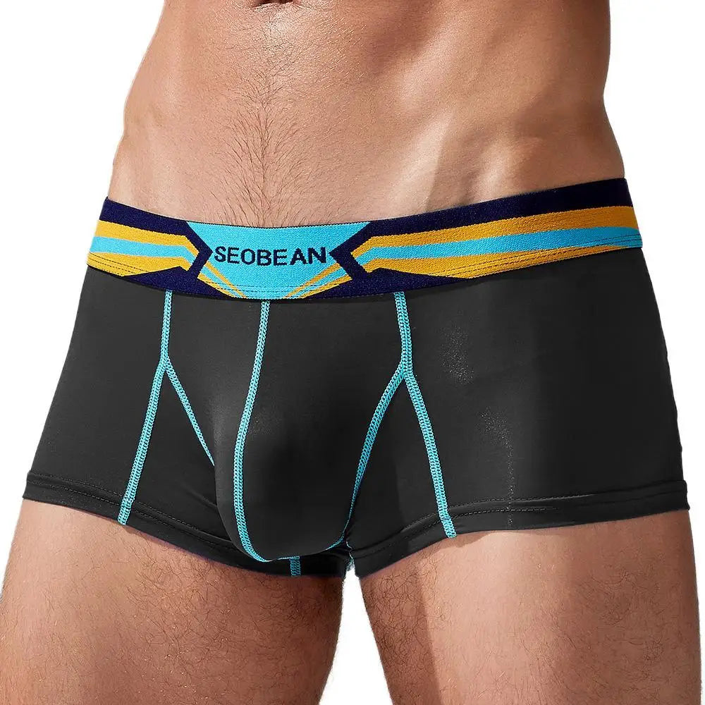 Men Silk Breathable Boxer