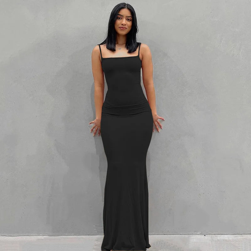 Ankle-Length Slip Dress