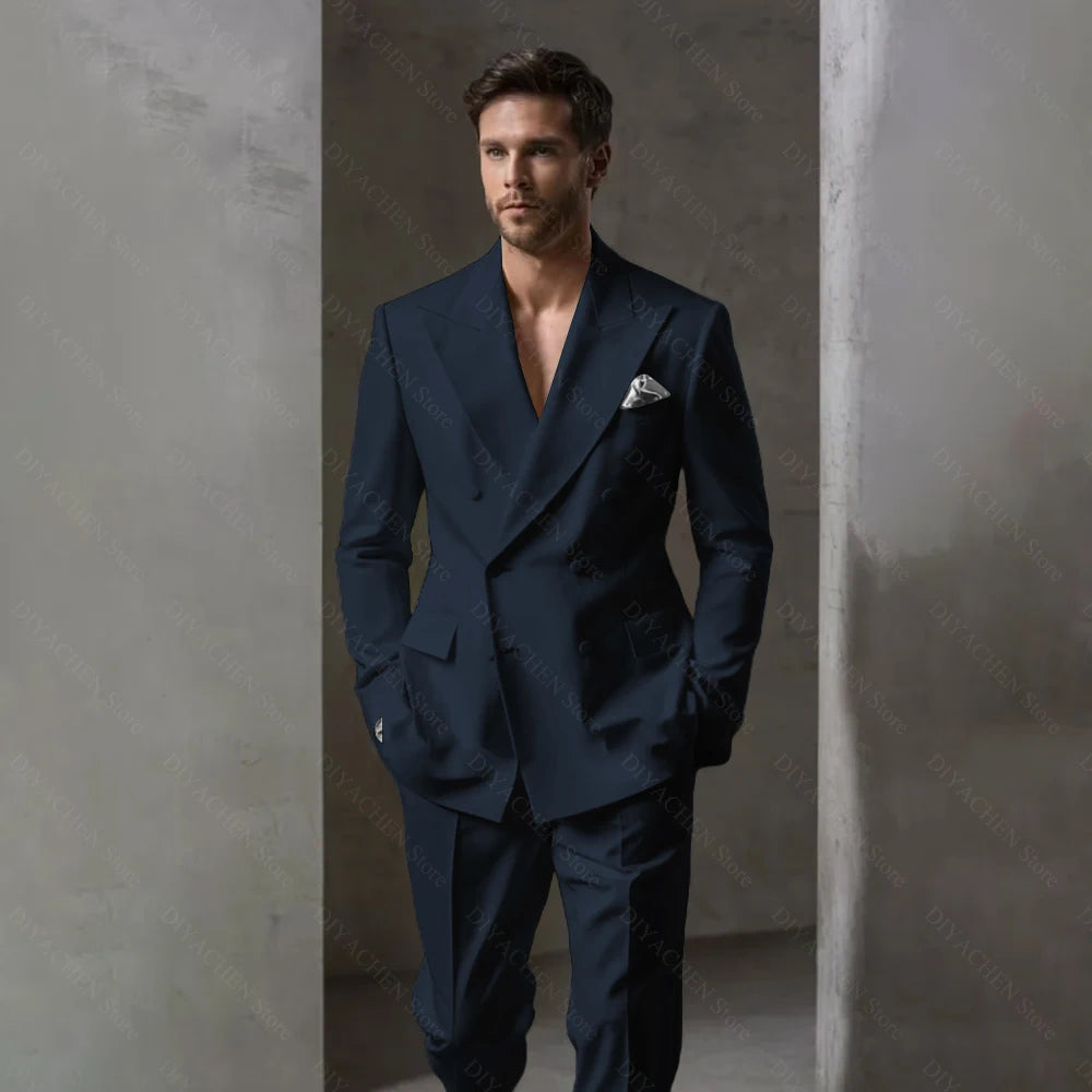 Men’s Peak Lapel Suit Set