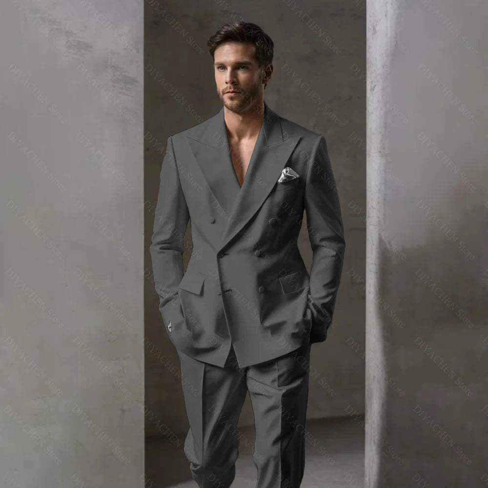 Men’s Peak Lapel Suit Set