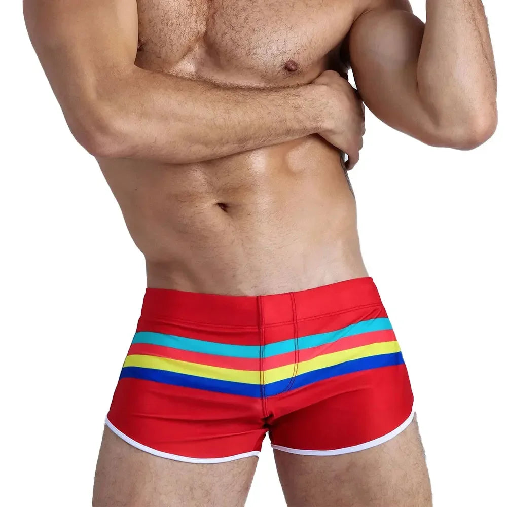 Men's Trunks Strip Swimsuit