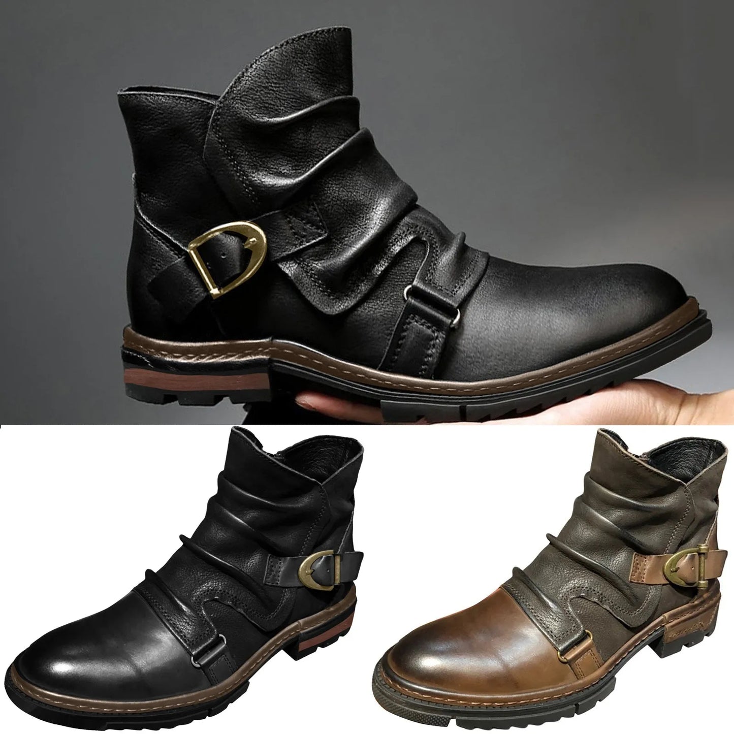 Basic Black Martin Boots