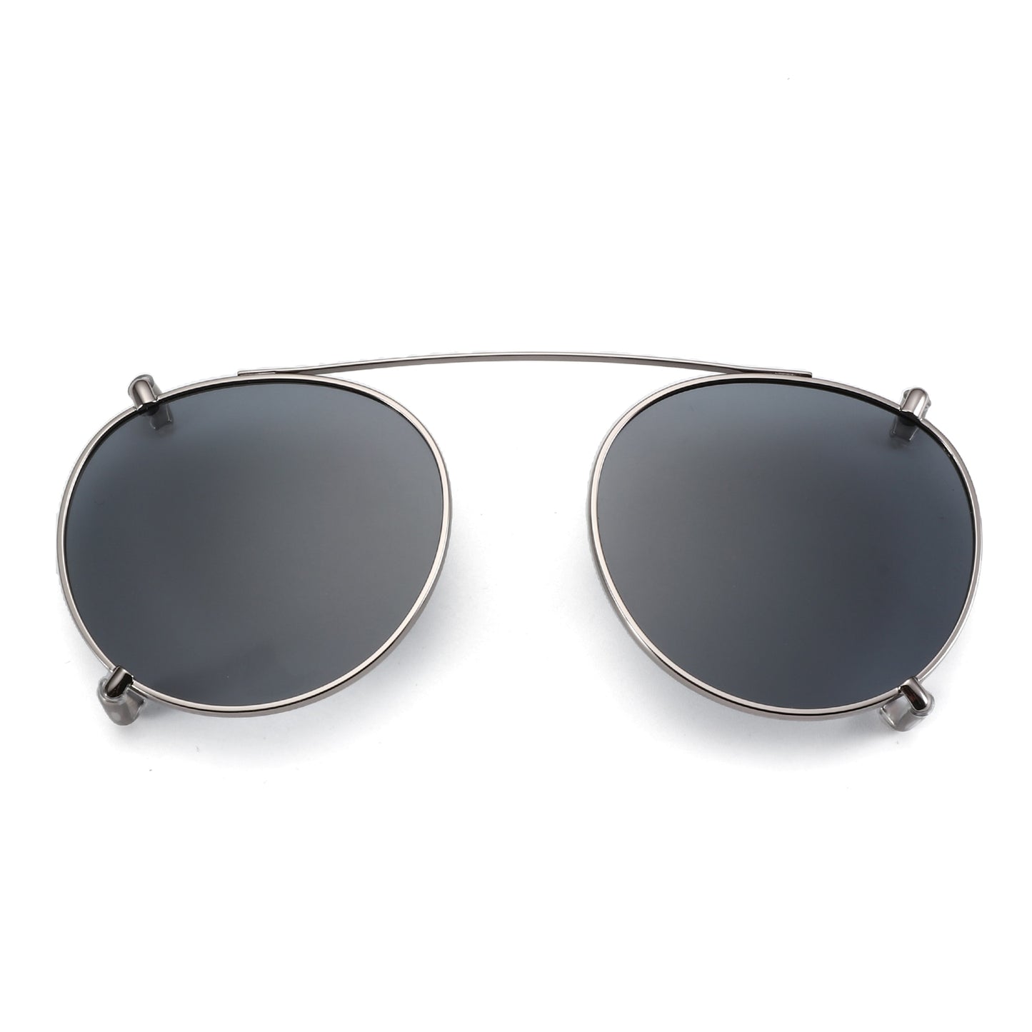 Round Clip-on Shade Sunglasses