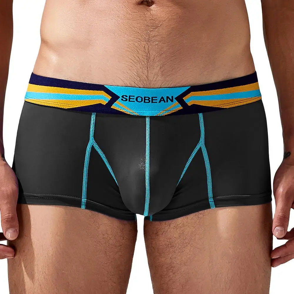 Men Silk Breathable Boxer